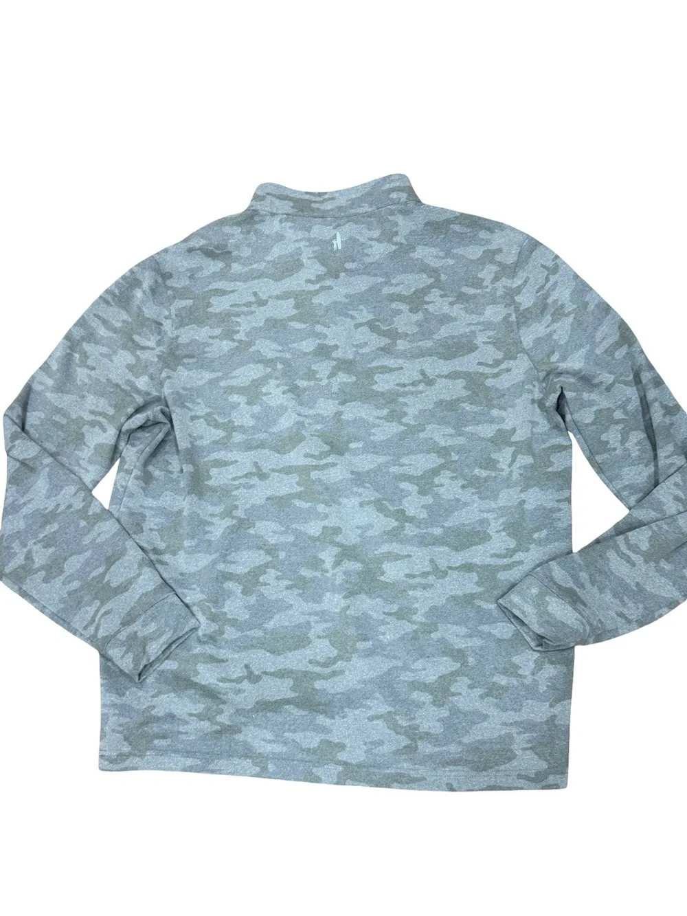 ✨ Johnnie-O Alabama Crimson Tide Gray Camo Quarter Zip Pullover Men’s Large - Picture 9 of 12